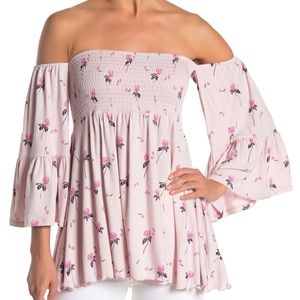 Free People | Lana Off Shoulder Bell Sleeve Tunic